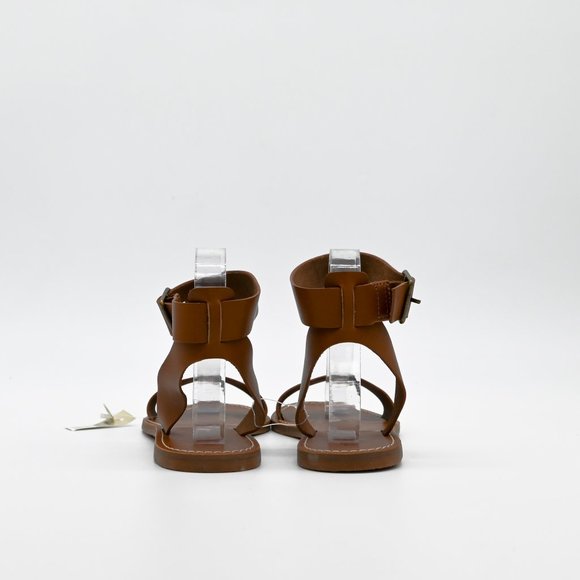 MADEWELL The Boardwalk Ankle-Strap Sandal Brown - Picture 7 of 9